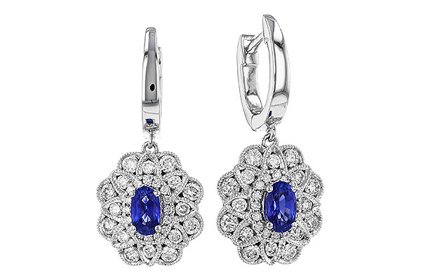 L319-26124: EARR .68 TW SAPPHIRE 1.42 TGW (5x3MM SAPP)