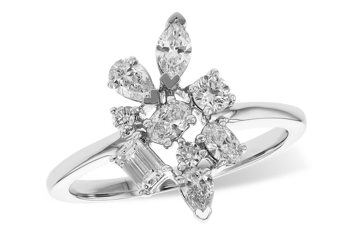 L319-26179: LDS DIA RG .75 TW FANCY CUT DIAMONDS