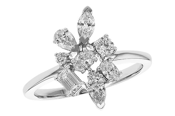 L319-26179: LDS DIA RG .75 TW FANCY CUT DIAMONDS