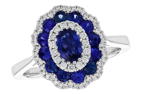L319-27070: LDS RG 1.33 TW SAPPHIRE 1.56 TGW (6x4 MM SAPP)