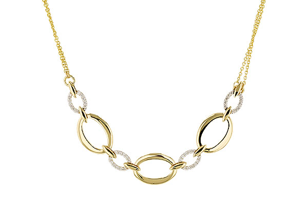 L320-10651: NECKLACE .50 TW (18")