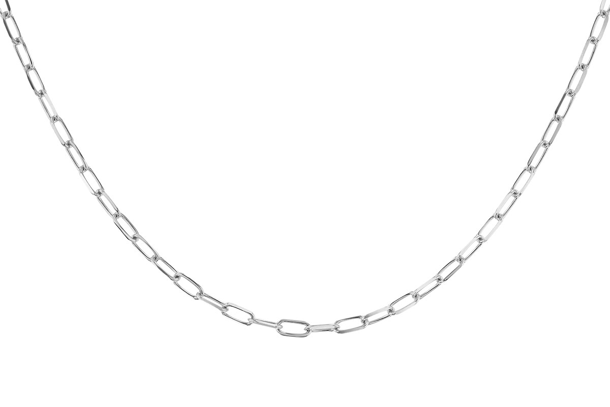 L320-10697: PAPERCLIP MD (7IN, 3.10MM, 14KT, LOBSTER CLASP)