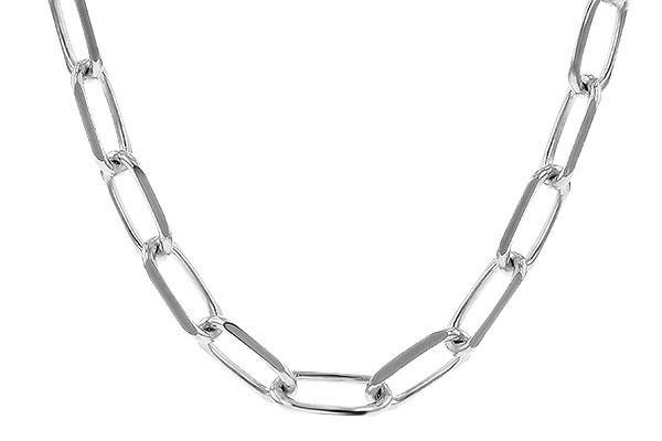 L320-10697: PAPERCLIP MD (7IN, 3.10MM, 14KT, LOBSTER CLASP)