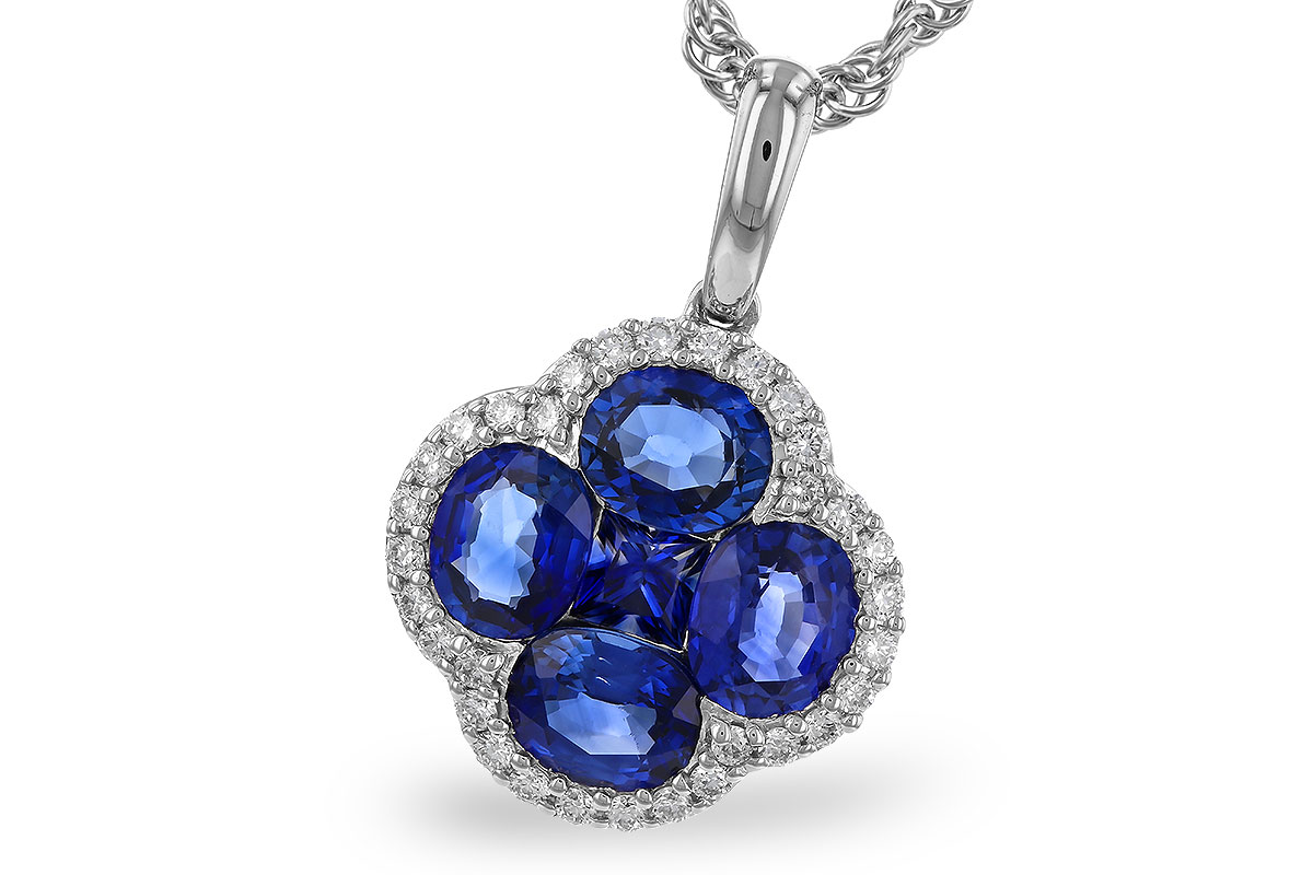 L320-10724: NECKLACE 1.72 SAPPHIRE 1.87 TGW