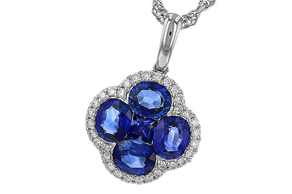 L320-10724: NECKLACE 1.72 SAPPHIRE 1.87 TGW