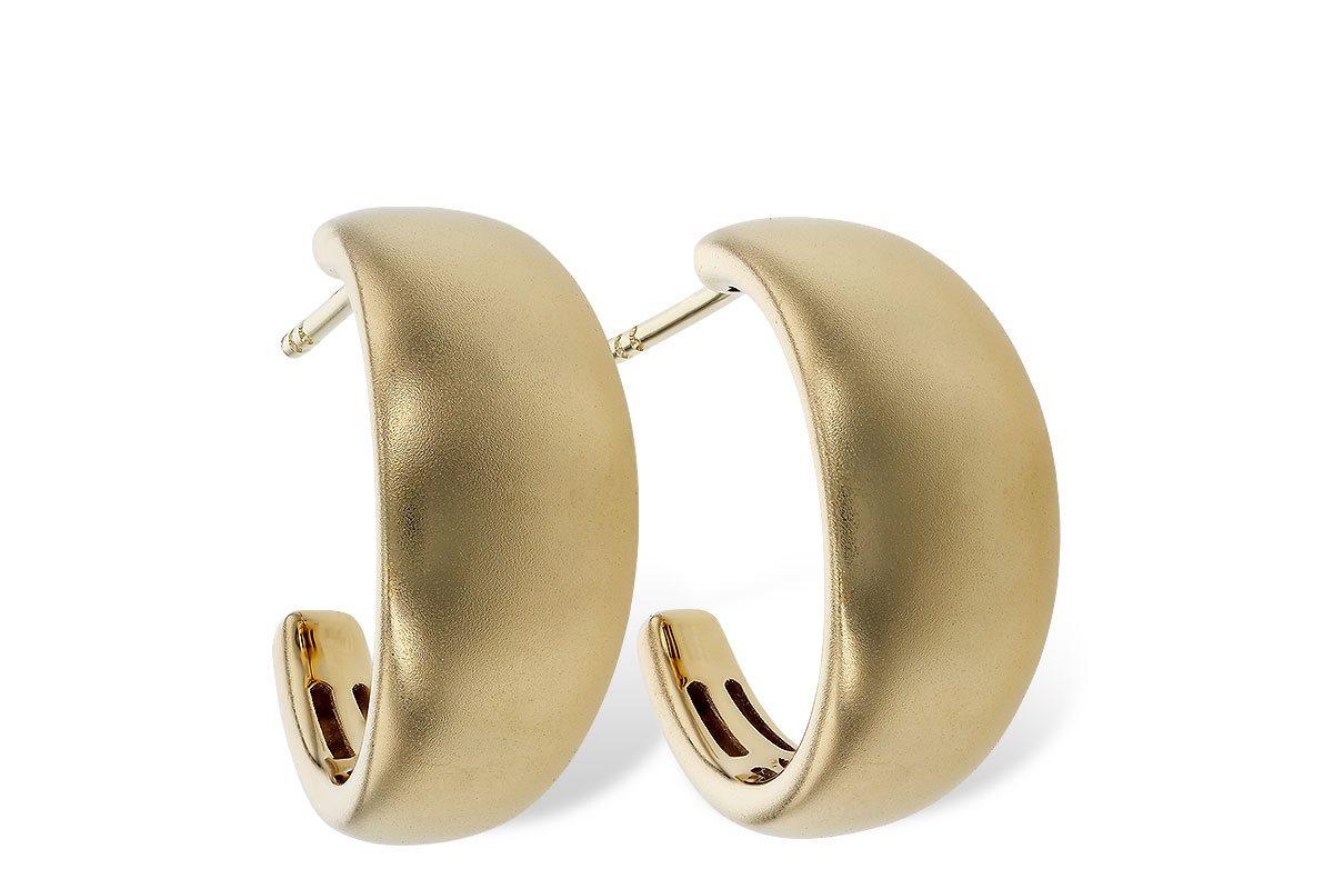 L320-11579: GOLD EARRINGS (20MM)