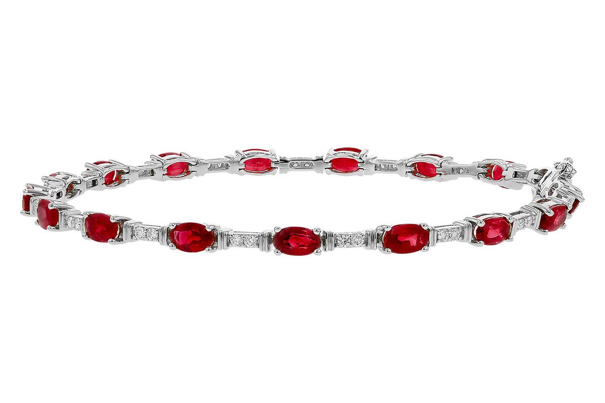 L320-11633: BRACELET 4.65 RUBY 4.97 TGW (7")