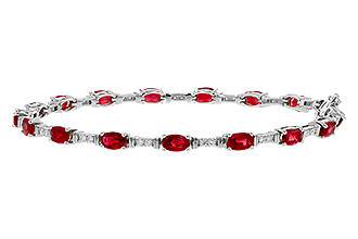 L320-11633: BRACELET 4.65 RUBY 4.97 TGW (7")