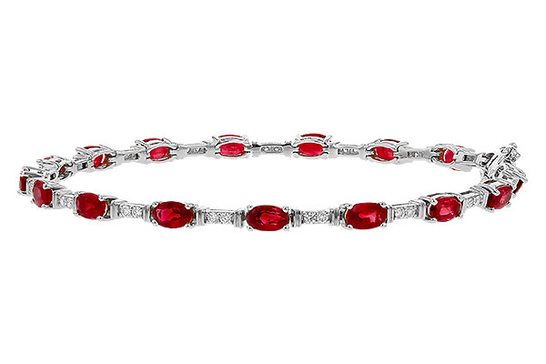 L320-11633: BRACELET 4.65 RUBY 4.97 TGW (7")