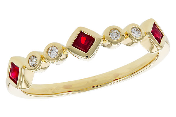 L320-13442: LDS WED RG .22 RUBY .27 TGW