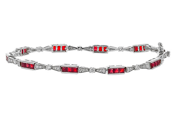 L320-15224: BRACELET 2.05 RUBY 2.70 TGW (7")