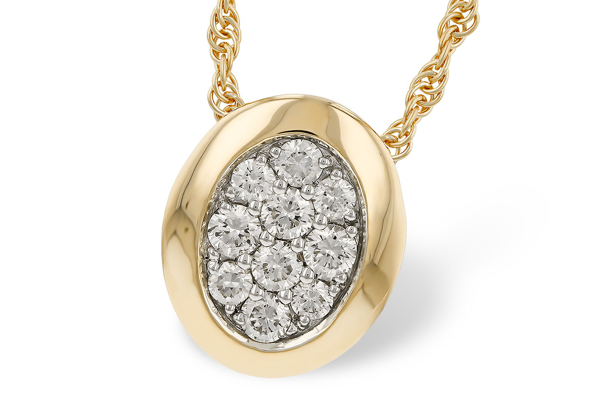 L320-16106: NECKLACE .25 TW