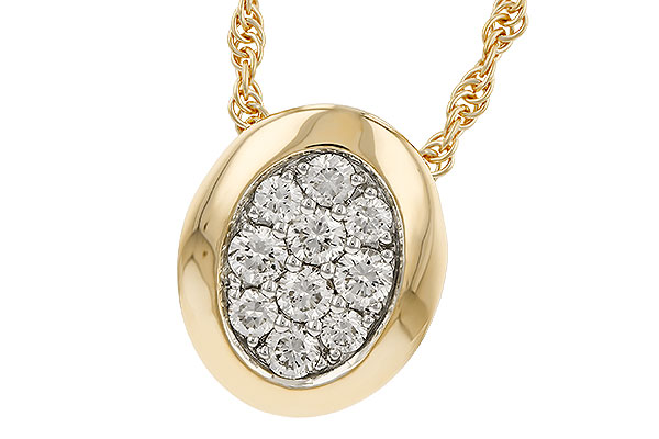 L320-16106: NECKLACE .25 TW