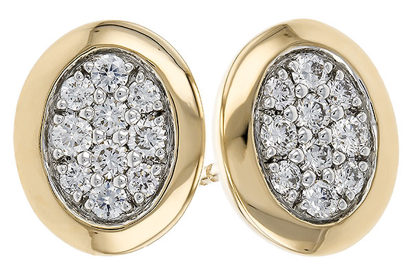 L320-16115: EARRINGS .39 TW