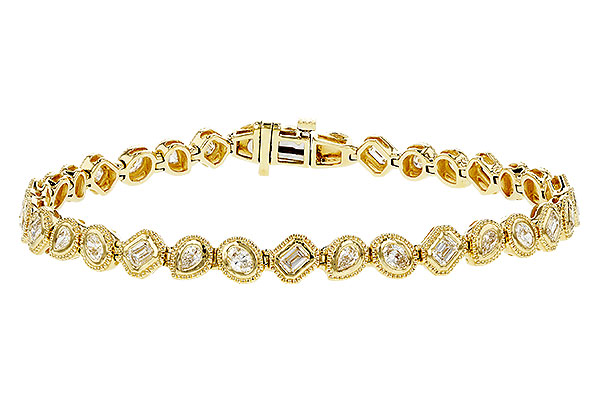 L320-17070: BRACELET 2.15 TW FANCY CUT DIAMONDS