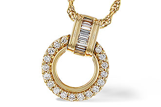 L320-17997: NECKLACE .12 BAG .33 TW
