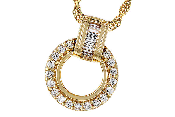 L320-17997: NECKLACE .12 BAG .33 TW