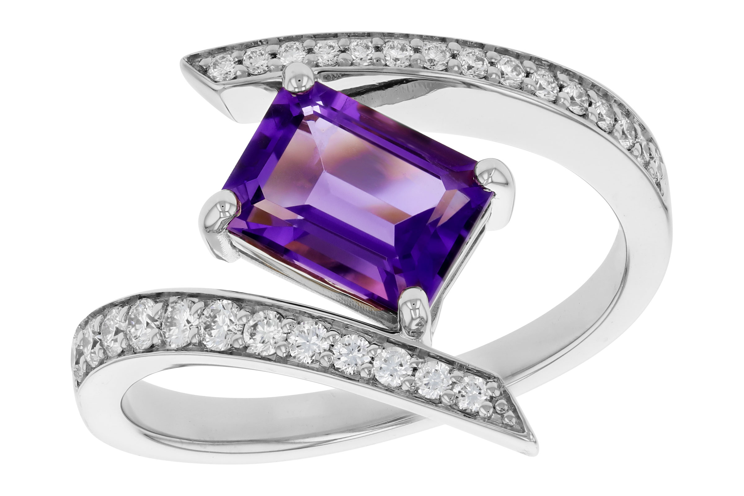 L321-03424: LDS RG 1.36 AMETHYST 1.63 TGW (8x6MM AMY)