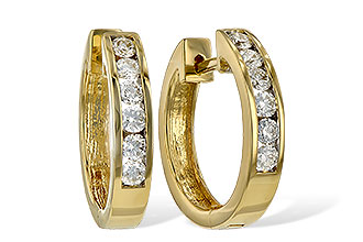 M046-47997: EARRINGS .50 TW
