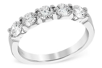 M231-04288: LDS DIA WED RG 1.00 TW (5 STONES)