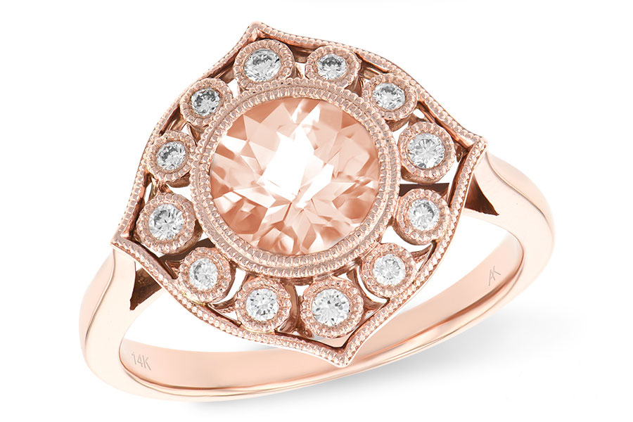 M233-77024: LDS RG .90 MORGANITE 1.05 TW