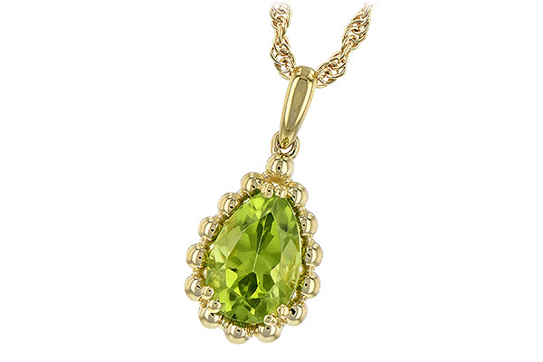 M234-67988: NECKLACE 1.30 CT PERIDOT