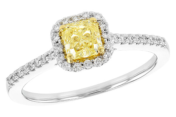 M318-27933: LDR .77 FANCY YELL DIA .95 TW (GIA6262455580)