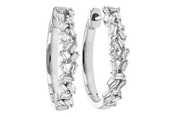M318-30706: EARR .26 TW BAGUETTES
