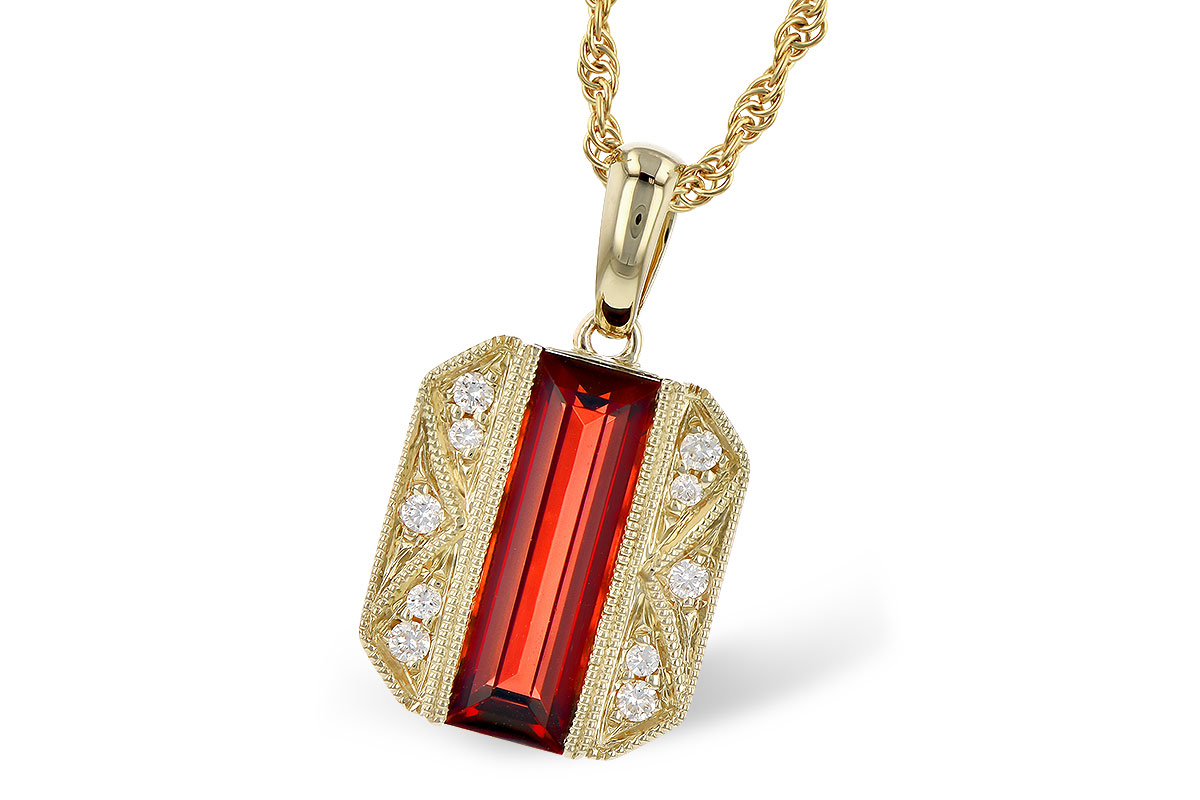 M318-32497: NECK 1.60 GARNET 1.67 TGW