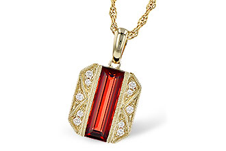 M318-32497: NECK 1.60 GARNET 1.67 TGW