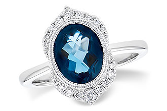 M318-35242: LDS RG 1.86 LONDON BLUE TOPAZ 2.00 TGW
