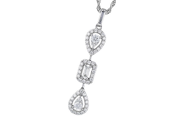 M318-36106: NECK .04 BAGUETTE .36 TW
