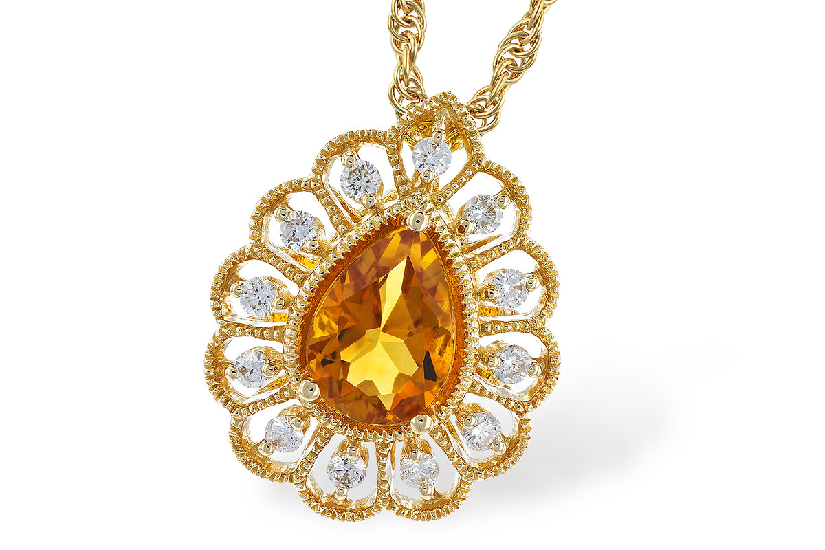 M319-21624: NECK .62 CITRINE .75 TGW