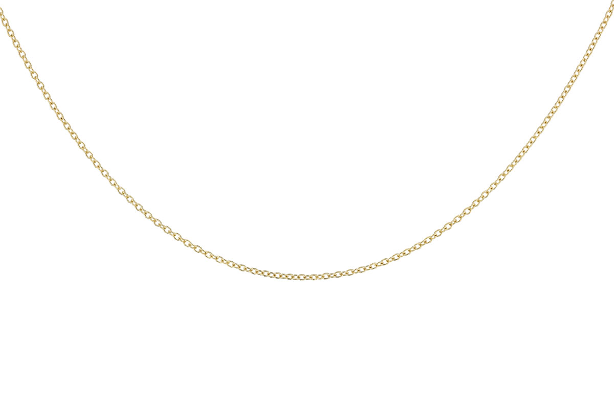 M319-25215: CABLE CHAIN (18IN, 1.3MM, 14KT, LOBSTER CLASP)