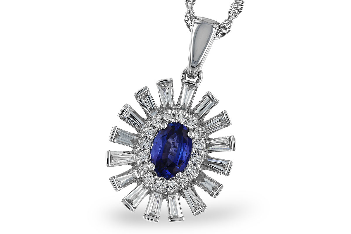 M319-26115: NECK .60 SAPPHIRE TW 1.12 TGW (6x4MM SAPP)