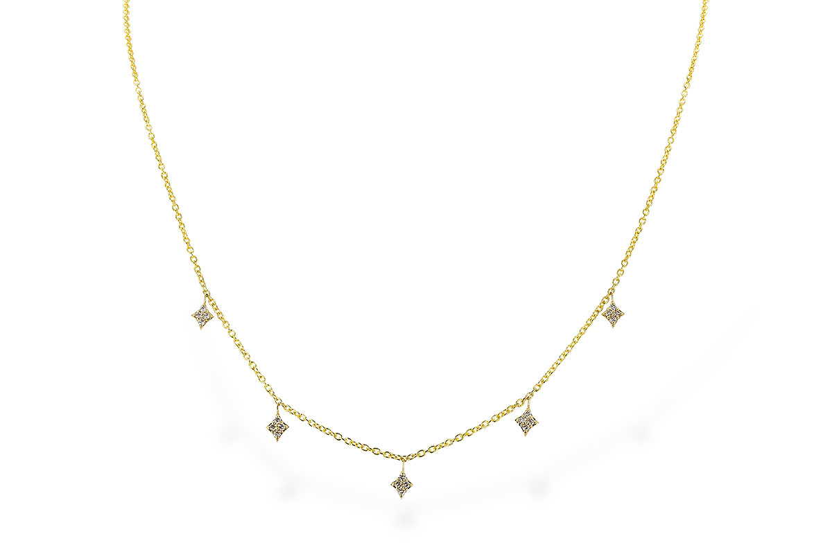 M319-26142: NECKLACE .19 TW (18")