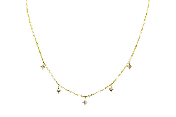 M319-26142: NECKLACE .19 TW (18")