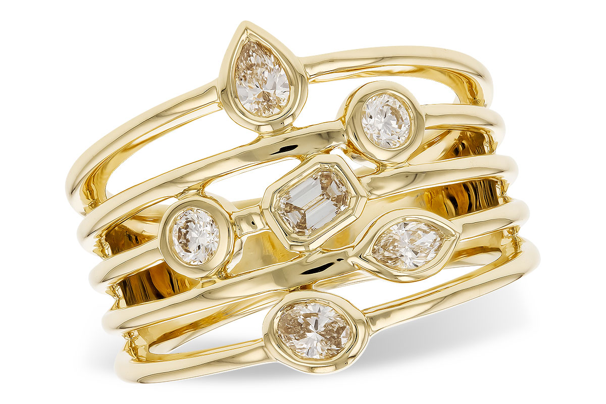 M319-26179: LDS DIA RG .50 TW FANCY CUT DIAMONDS