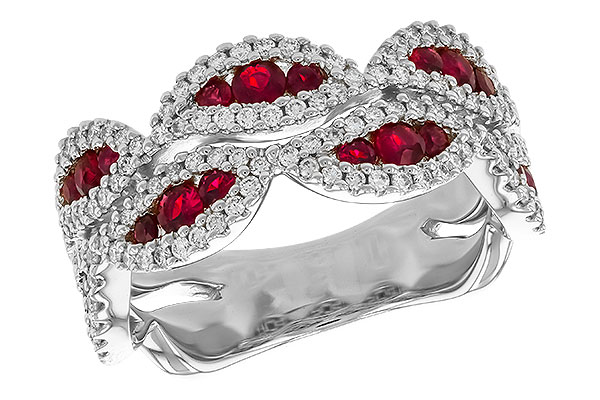 M319-27079: LDS WED RG .70 TW RUBY 1.11 TGW
