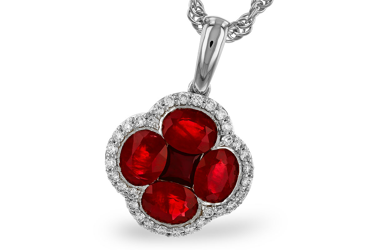 M320-11551: NECKLACE 1.72 RUBY 1.87 TGW