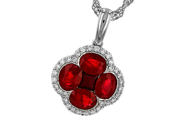 M320-11551: NECKLACE 1.72 RUBY 1.87 TGW
