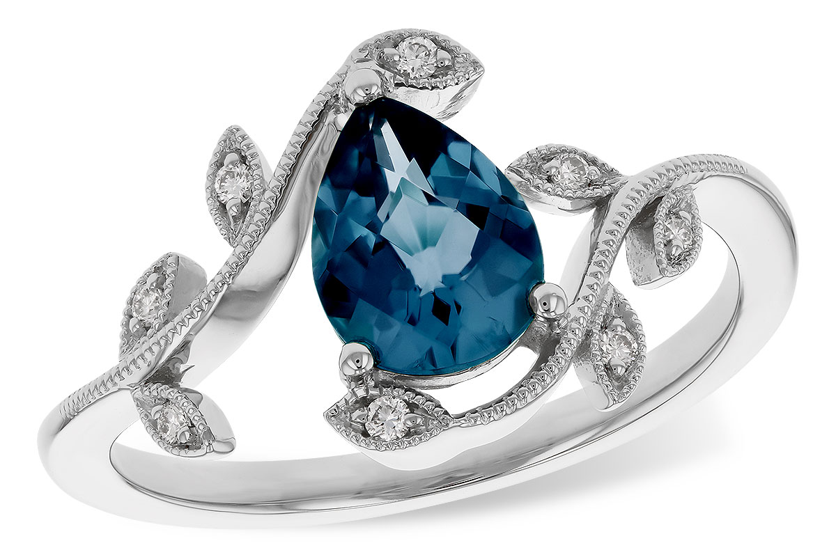 M320-13424: LDS RG 1.20 LONDON BLUE TOPAZ 1.26 TGW (8x6MM LBT)