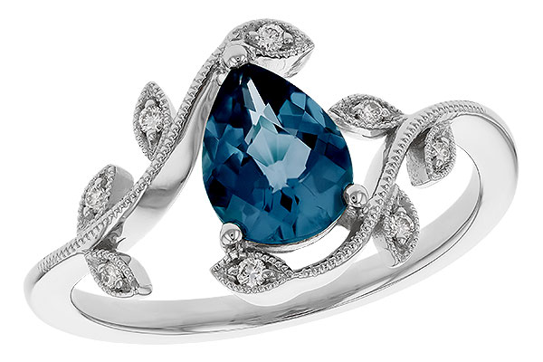 M320-13424: LDS RG 1.20 LONDON BLUE TOPAZ 1.26 TGW (8x6MM LBT)