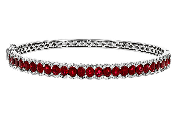 M320-17006: BANGLE 5.04 TW RUBY 5.60 TGW