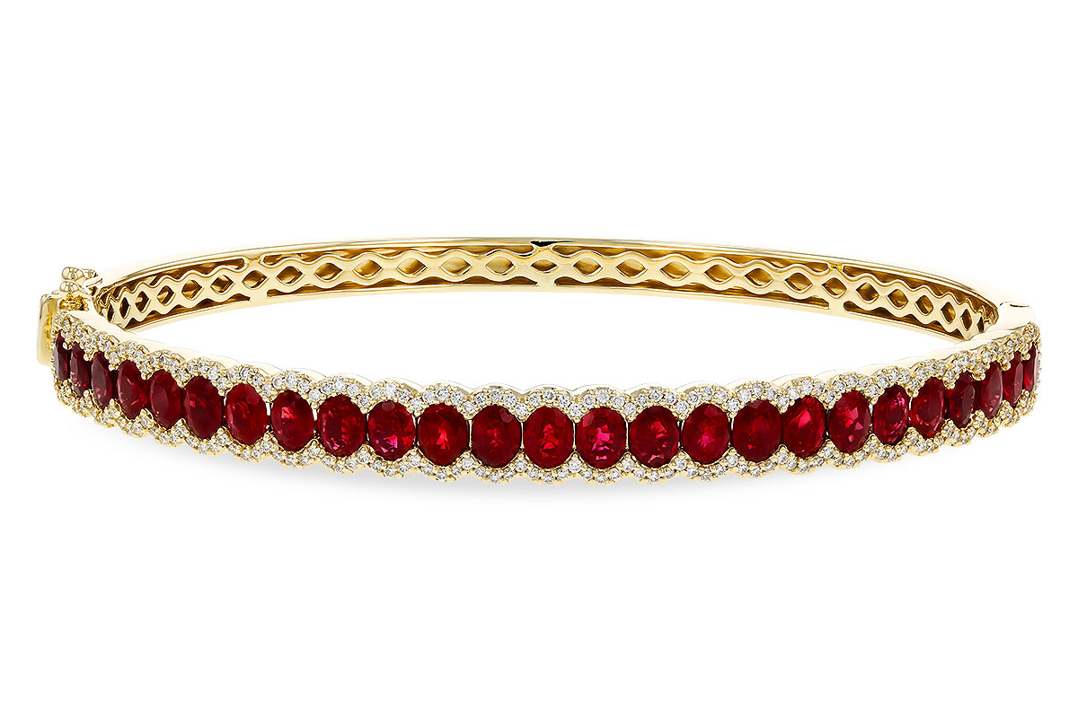 M320-17006: BANGLE 5.04 TW RUBY 5.60 TGW