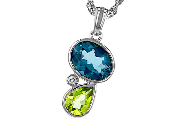 M320-17951: NECKLACE 2.43 SEMI-PREC (PER,LBT) 2.45 TGW