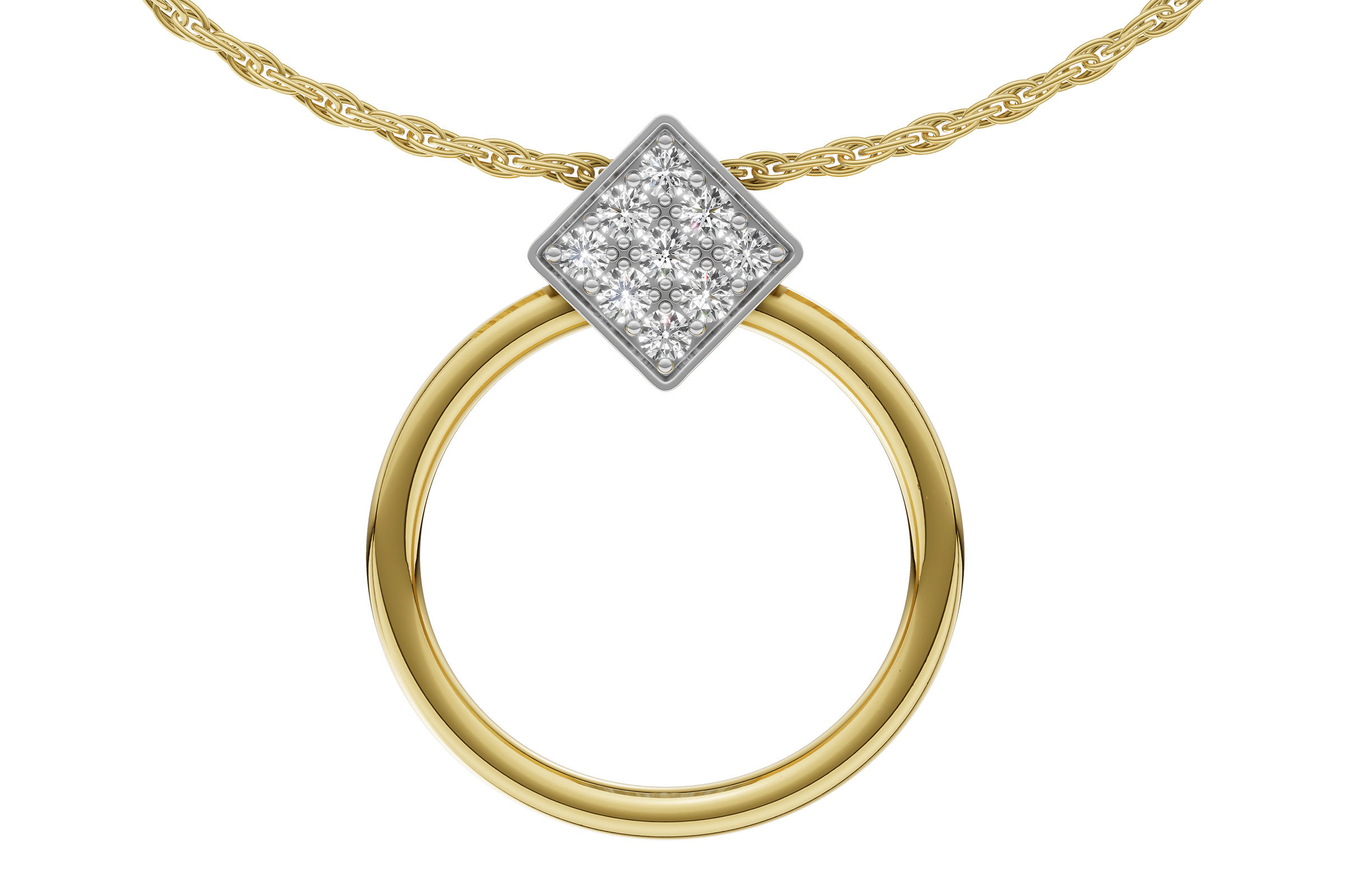 M321-01579: NECKLACE .25 TW