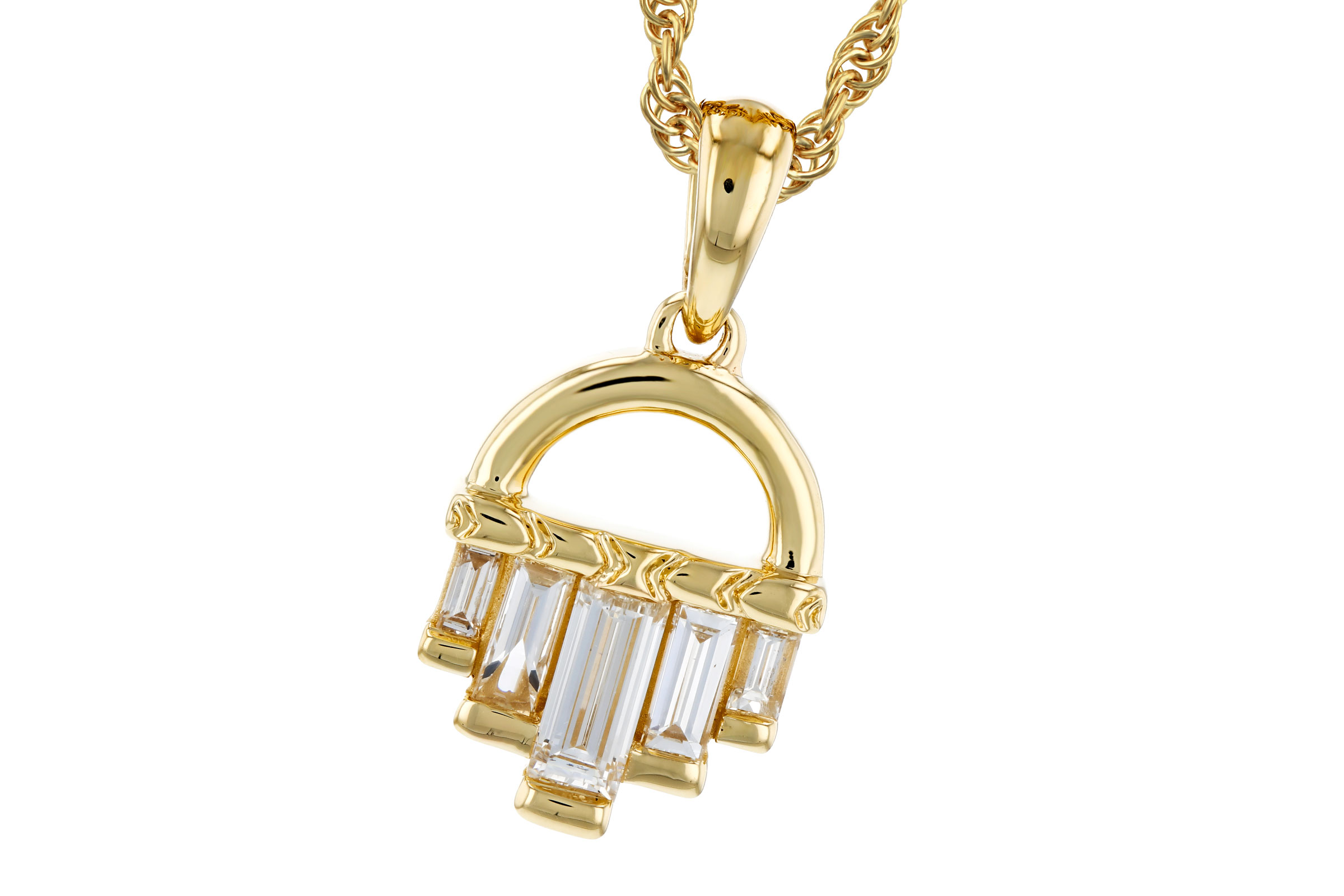 M321-02488: NECK .46 TW BAGUETTE DIAS