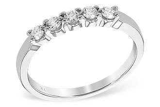 A231-04289: LDS DIA WED RG .25 TW (5 STONES)