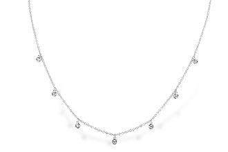 B319-19807: NECKLACE .12 TW (18")